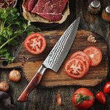 DSKK 30R: High-End Kitchen Chef Knife with Natural Rosewood Handle