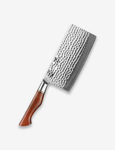 B30R 7 Inch Cleaver Knife, 73 Layers Damascus Steel With Powder Steel Having Nature Rosewood