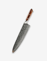 Bravo Series 10 Inch Damascus Steel Chef Knife With Desert Iron Wood Handle