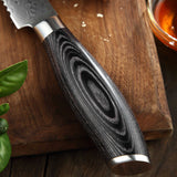 Benchmark Series 8 Inch Damascus Steel Bread Knife