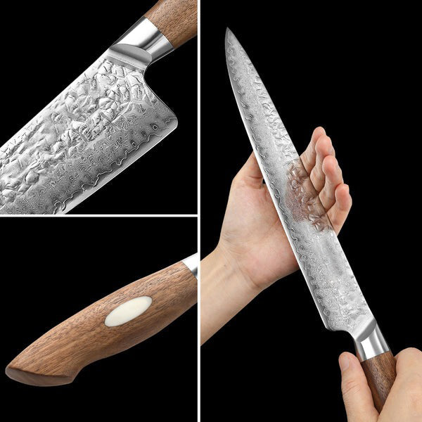 Black Wolf Series 10 Inch Damascus Steel Carving Knife