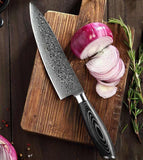 Benchmark Series 8inch Damascus Steel Chef Knife