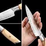 Blissful Edge 2pcs Damascus Steel Chef And Utility Knife