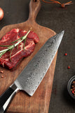 Bold Zenith Series Damascus Steel Chef Knife