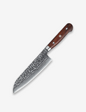 Batonnet Series 7 inch Damascus Steel Santoku Knife