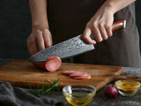 Bold Radiance Series 8 inch Damascus steel Chef Knife