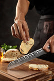 Bravo Series 8 Inch Damascus Steel Bread Knife